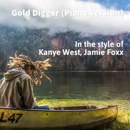 Cover art for Gold Digger (Piano Version) - Jamie Foxx,Kanye West karaoke version