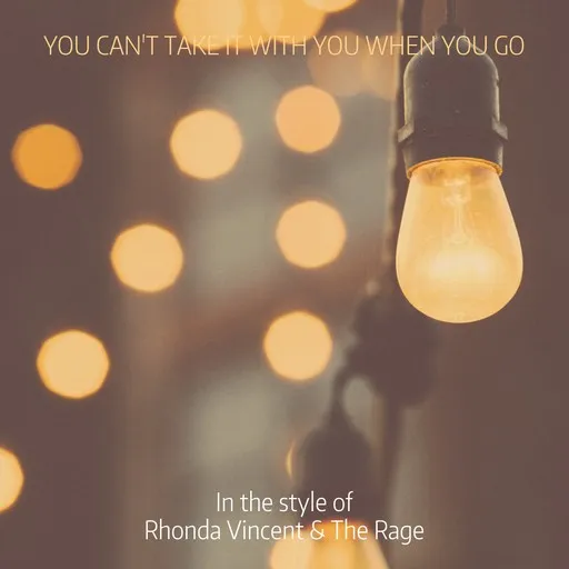 You Can't Take It With You When You Go - Karaoke