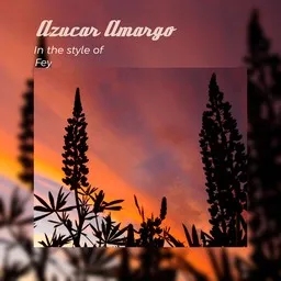 Cover art for Azucar Amargo - Fey karaoke version
