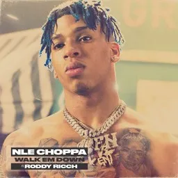 Karaokekappaleen Walk Em Down - NLE Choppa,Roddy Ricch kansikuva