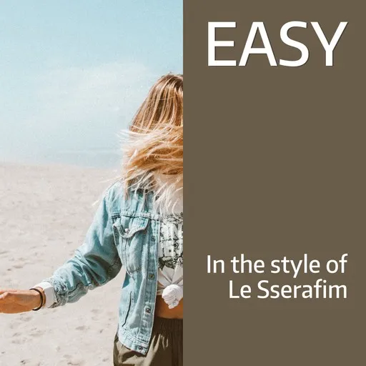 Karaoke Easy esittäjältä Le Sserafim — laula mukana sanoituksilla Singassa