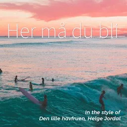 Karaokekappaleen Her må du bli - Den lille havfruen,Helge Jordal kansikuva