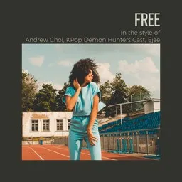 Cover art for Free - Andrew Choi,Ejae,KPop Demon Hunters Cast karaoke version