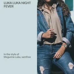 Cover art for Luka Luka Night Fever - Megurine Luka,samfree karaoke version