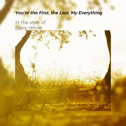 Cover art for You're the First, the Last, My Everything - Barry White karaoke version