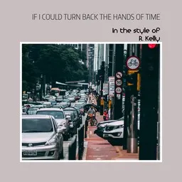 Cover art for If I Could Turn Back the Hands of Time - R. Kelly karaoke version