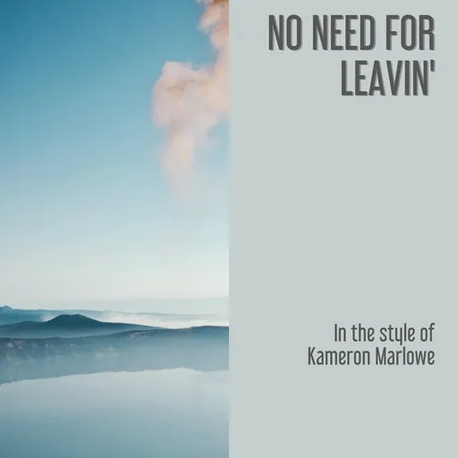 Karaoke No Need For Leavin' von Kameron Marlowe — mit Songtext mitsingen auf Singa
