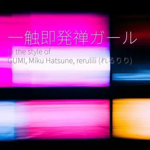 Karaoke 一触即発禅ガール by GUMI, Miku Hatsune, rerulili (れるりり) — sing along with lyrics on Singa