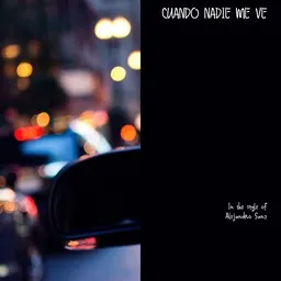 Cover art for Cuando Nadie Me Ve - Alejandro Sanz karaoke version