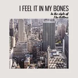 Cover art for I Feel It In My Bones - The Killers karaoke version