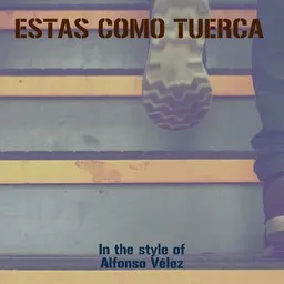 Omslagsbild för Estas Como Tuerca - Alfonso Vélez karaokeversion
