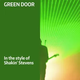 Cover art for Green Door - Shakin' Stevens karaoke version