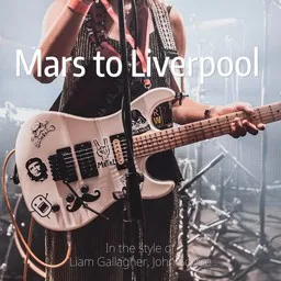 Cover art for Mars to Liverpool - John Squire,Liam Gallagher karaoke version