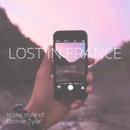 Cover art for Lost In France - Bonnie Tyler karaoke version