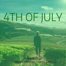 Cover art for 4th of July - George Jones,Shooter Jennings karaoke version