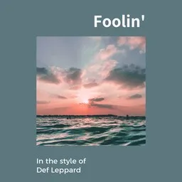 Titelbild für Foolin' - Def Leppard Karaoke-Version