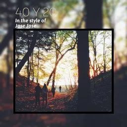 Cover art for 40 Y 20 - José José karaoke version