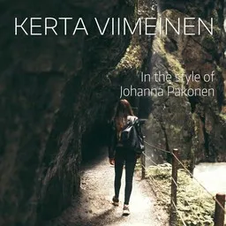 Cover art for Kerta viimeinen - Johanna Pakonen karaoke version