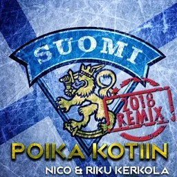 Cover art for Poika kotiin (2018 Remix) - Nico & Riku Kerkola karaoke version