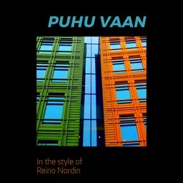 Cover art for Puhu vaan - Reino Nordin karaoke version