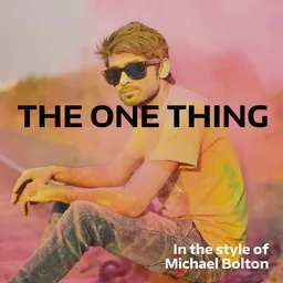 Titelbild für The One Thing - Michael Bolton Karaoke-Version