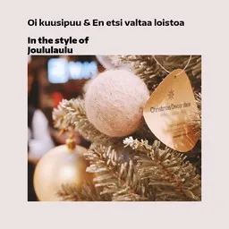 Cover art for Oi kuusipuu & En etsi valtaa loistoa - Joululaulu karaoke version