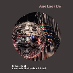 Cover art for Ang Laga De - Aditi Paul,Ram-Leela,Shail Hada karaoke version