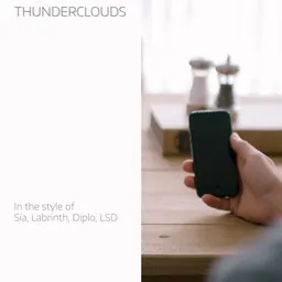 Titelbild für Thunderclouds - Diplo,Labrinth,LSD,Sia Karaoke-Version