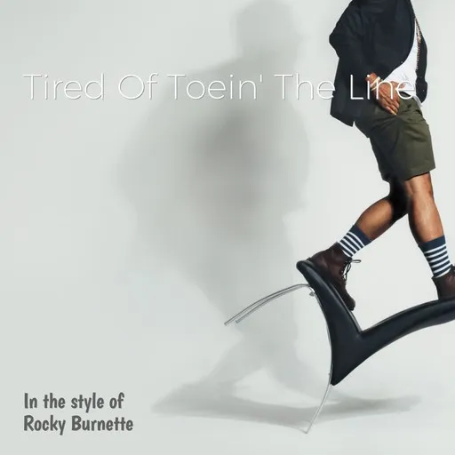 Karaoke Tired Of Toein' The Line by Rocky Burnette — sing along with lyrics on Singa