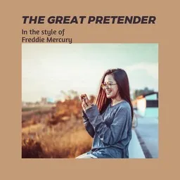 Karaokekappaleen The Great Pretender - Freddie Mercury kansikuva