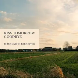 Cover art for Kiss Tomorrow Goodbye - Luke Bryan karaoke version