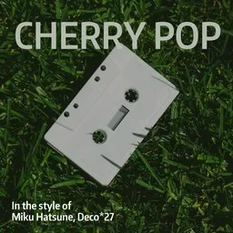 Cover art for Cherry Pop - Deco*27,Miku Hatsune karaoke version