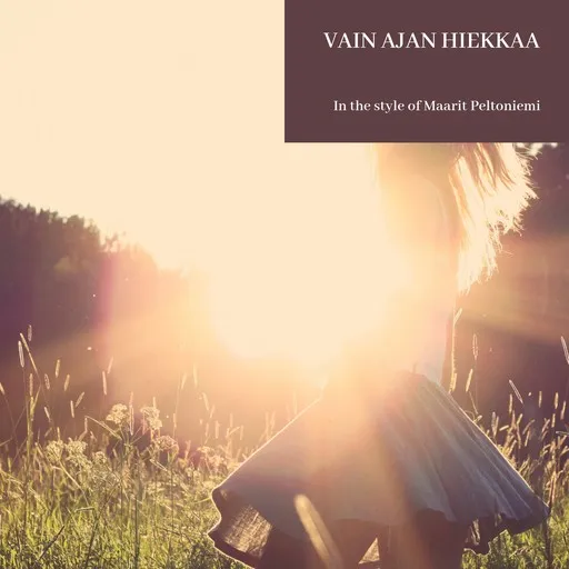 Karaoke Vain ajan hiekkaa by Maarit Peltoniemi — sing along with lyrics on Singa