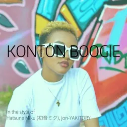 Cover art for Konton Boogie - Hatsune Miku (初音ミク),jon-YAKITORY karaoke version