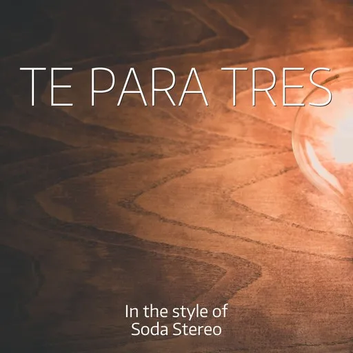Karaoke Te Para Tres av Soda Stereo — sjung med på texten på Singa