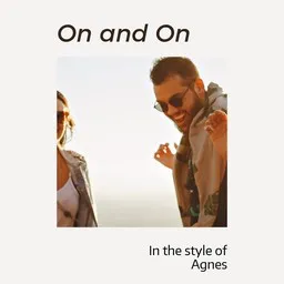 Cover art for On and On - Agnes karaoke version