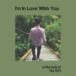 Cover art for I'm In Love With You - The 1975 karaoke version