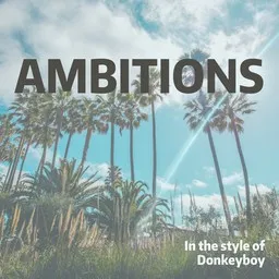 Omslagsbild för Ambitions - Donkeyboy karaokeversion