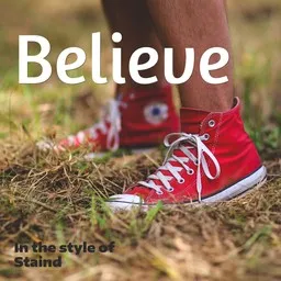 Cover art for Believe - Staind karaoke version