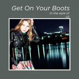 Cover art for Get On Your Boots - U2 karaoke version