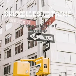 Cover art for Bruxelles je t'aime - Angèle karaoke version