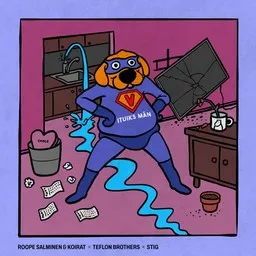 Cover art for Vituiks män - Roope Salminen & Koirat,Stig,Teflon Brothers karaoke version