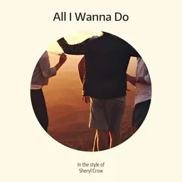Omslagsbild för All I Wanna Do - Sheryl Crow karaokeversion