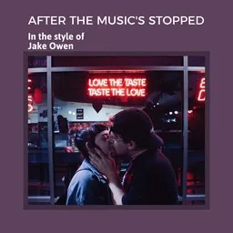 Titelbild für After the Music's Stopped - Jake Owen Karaoke-Version