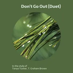 Cover art for Don't Go Out (Duet) - T. Graham Brown,Tanya Tucker karaoke version