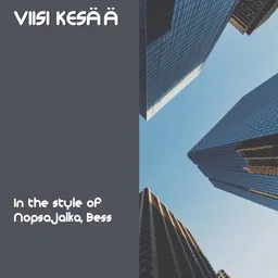 Cover art for Viisi kesää - Bess,Nopsajalka karaoke version
