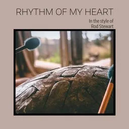 Titelbild für Rhythm of My Heart - Rod Stewart Karaoke-Version