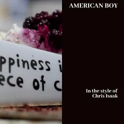 Cover art for American Boy - Chris Isaak karaoke version