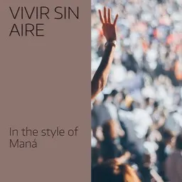 Cover art for Vivir Sin Aire - Maná karaoke version