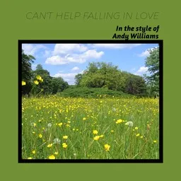Karaokekappaleen Can't Help Falling in Love - Andy Williams kansikuva